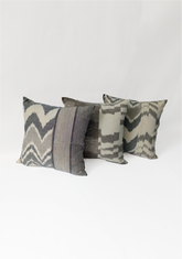 Ikat Cotton Cushion Cover.